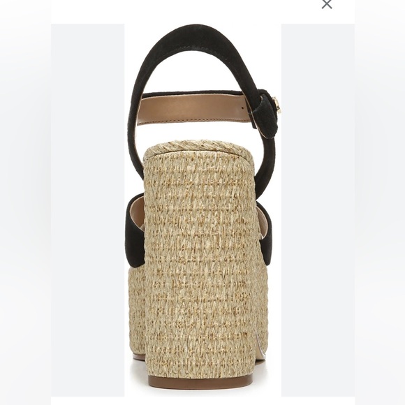 Sam Edelman Trianna 2 Platform sandals in black New with box size 9.5 - Picture 8 of 9